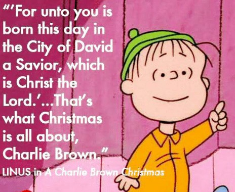 Linus Reciting Luke 2 in A Charlie Brown Christmas
